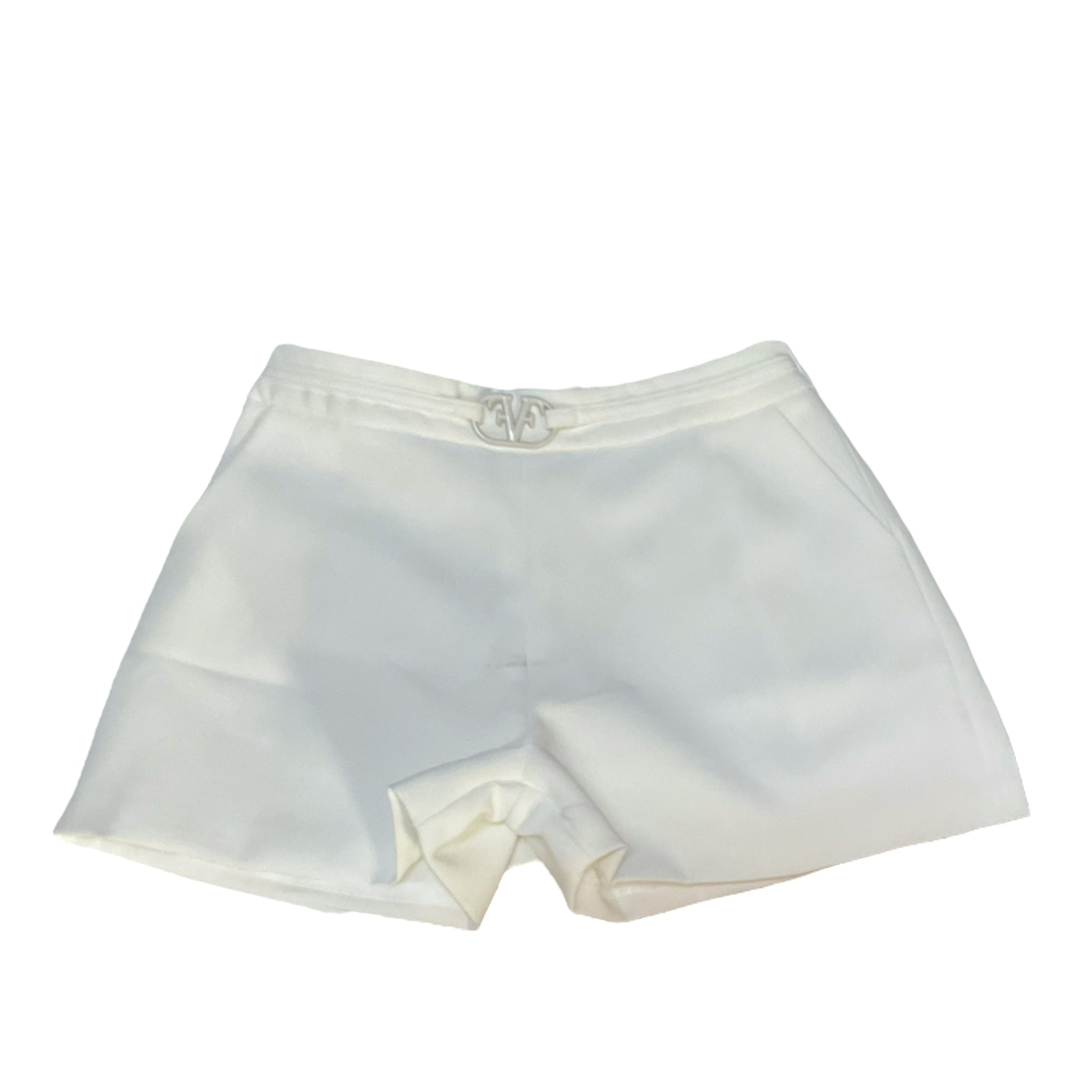 Fun & Fun Short Tinta Unita con Zip per Neonata FNCBSO01064 BIANCO FUN & FUN 