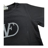 Fun & Fun T-Shirt Girocollo Tinta Unita con Stampa per Bambina FNCBTS14037 NERO FUN & FUN 
