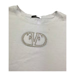 Fun & Fun T-Shirt Girocollo Tinta Unita con Logo per Bambina FNCJTS01019 BIANCO FUN & FUN 