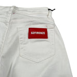 G2Firenze Jeans tinta unita con Bottoni Bianco per Bambino 00597 BIANCO G2FIRENZE 