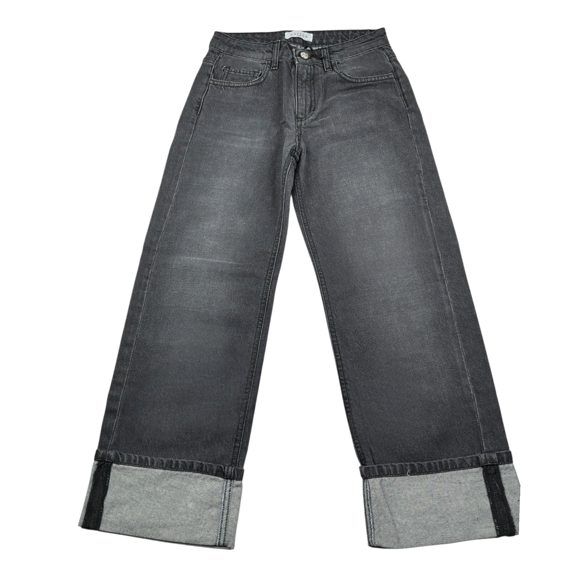 Gaelle Jeans tinta unita Modello Palazzo Nero per Bambina 2741PD0981 NERO GAELLE 