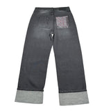 Gaelle Jeans tinta unita Modello Palazzo Nero per Bambina 2741PD0981 NERO GAELLE 