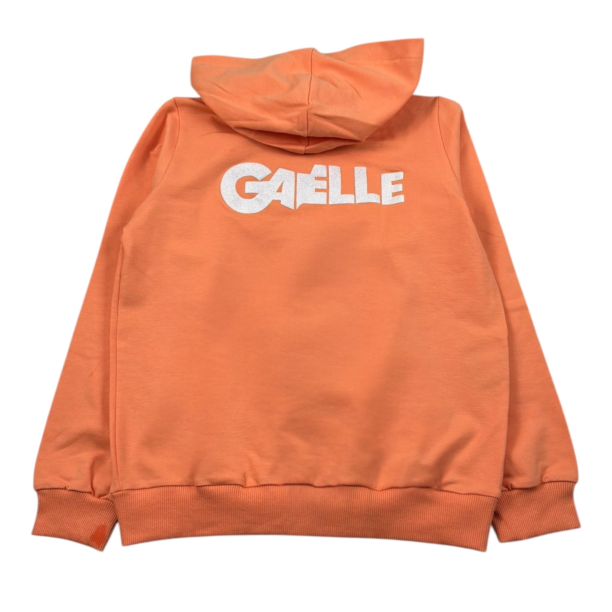 Gaelle Complet 2 Pezzi Felpa con Zip E Cappuccio-Short per Bambina 2745F00384 ARANCIONE GAELLE 