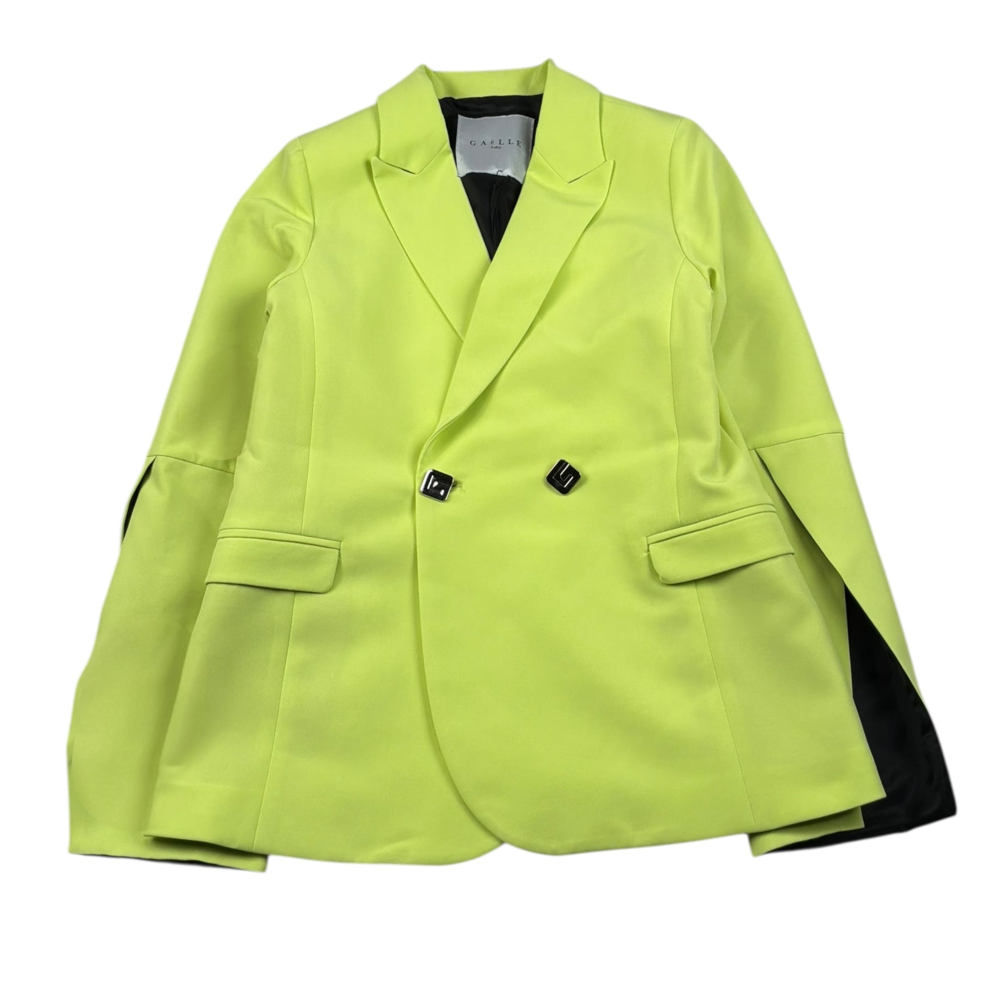 Gaelle Giacca Tinta Unita Doppiopetto per Bambina 2745J00087 VERDE GAELLE 