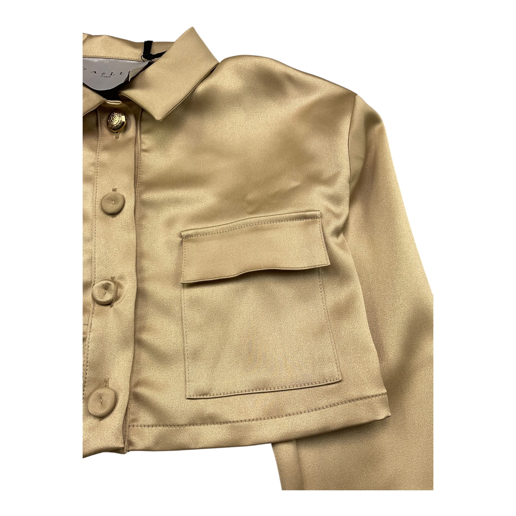 Gaelle Camicia Manica Lunga Modello Crop per Bambina 2745JY00363 ORO GAELLE 