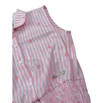 Gaelle Camicia Bicolore con Fantasia A Righe Bianco/Rosa per Bambina 2746C00497 BIANCO/ROSA GAELLE 