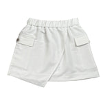 Gaelle Gonna tinta unita con Elastico In Vita Bianco per Bambina 2746G00507 BIANCO GAELLE 