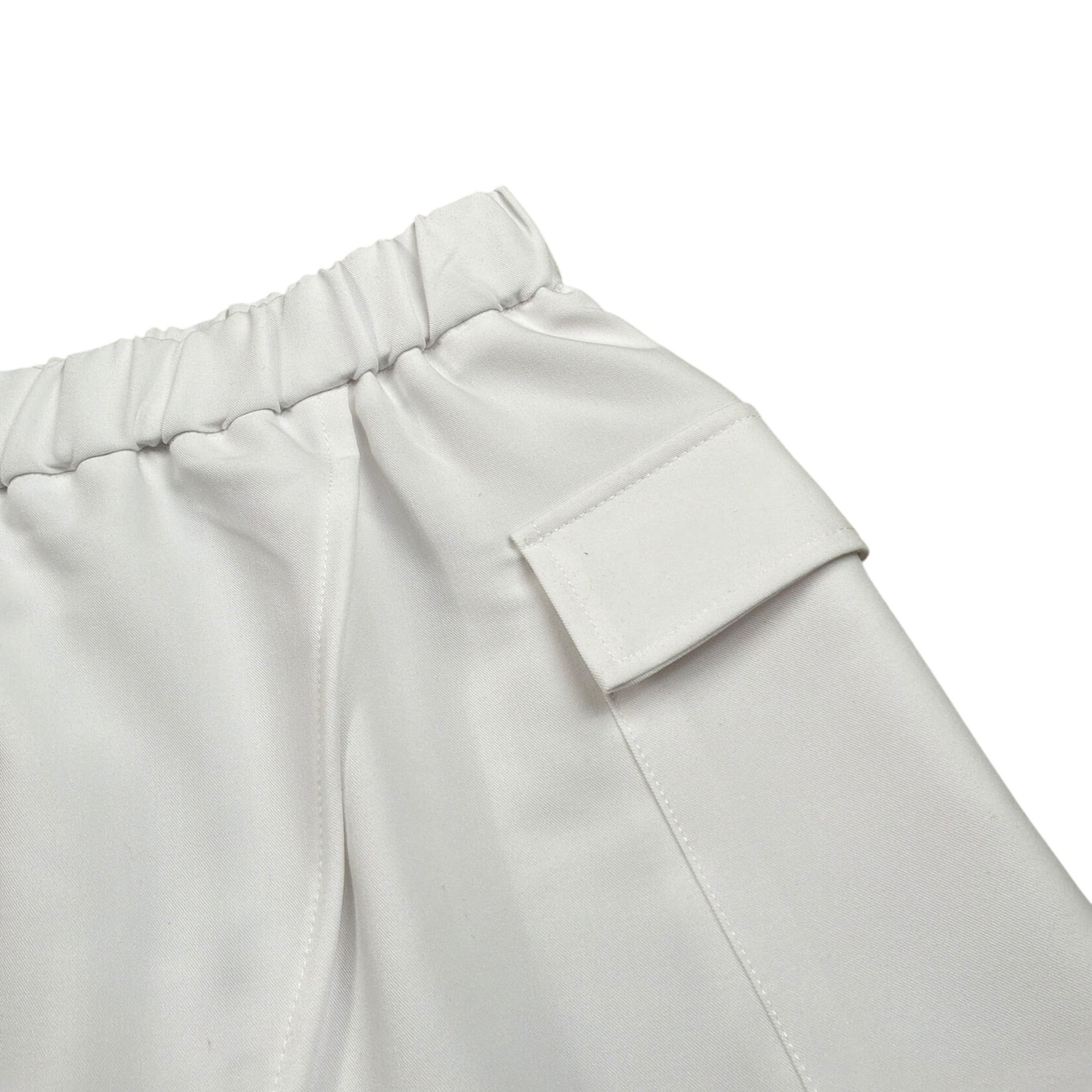 Gaelle Gonna tinta unita con Elastico In Vita Bianco per Bambina 2746G00507 BIANCO GAELLE 
