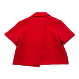 Gaelle Giacca tinta unita Mezza Manica Rosso per Bambina 2746JY00545 ROSSO GAELLE 
