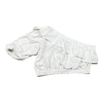 Gaelle Top Tinta Unita Monospalla per Bambina 2746M00346 BIANCO GAELLE 