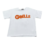 Gaelle T-Shirt Girocollo Tinta Unita con Stampa per Bambina 2746M00388X BIANCO GAELLE 