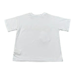 Gaelle T-Shirt Girocollo Tinta Unita con Stampa per Bambina 2746M00388X BIANCO GAELLE 