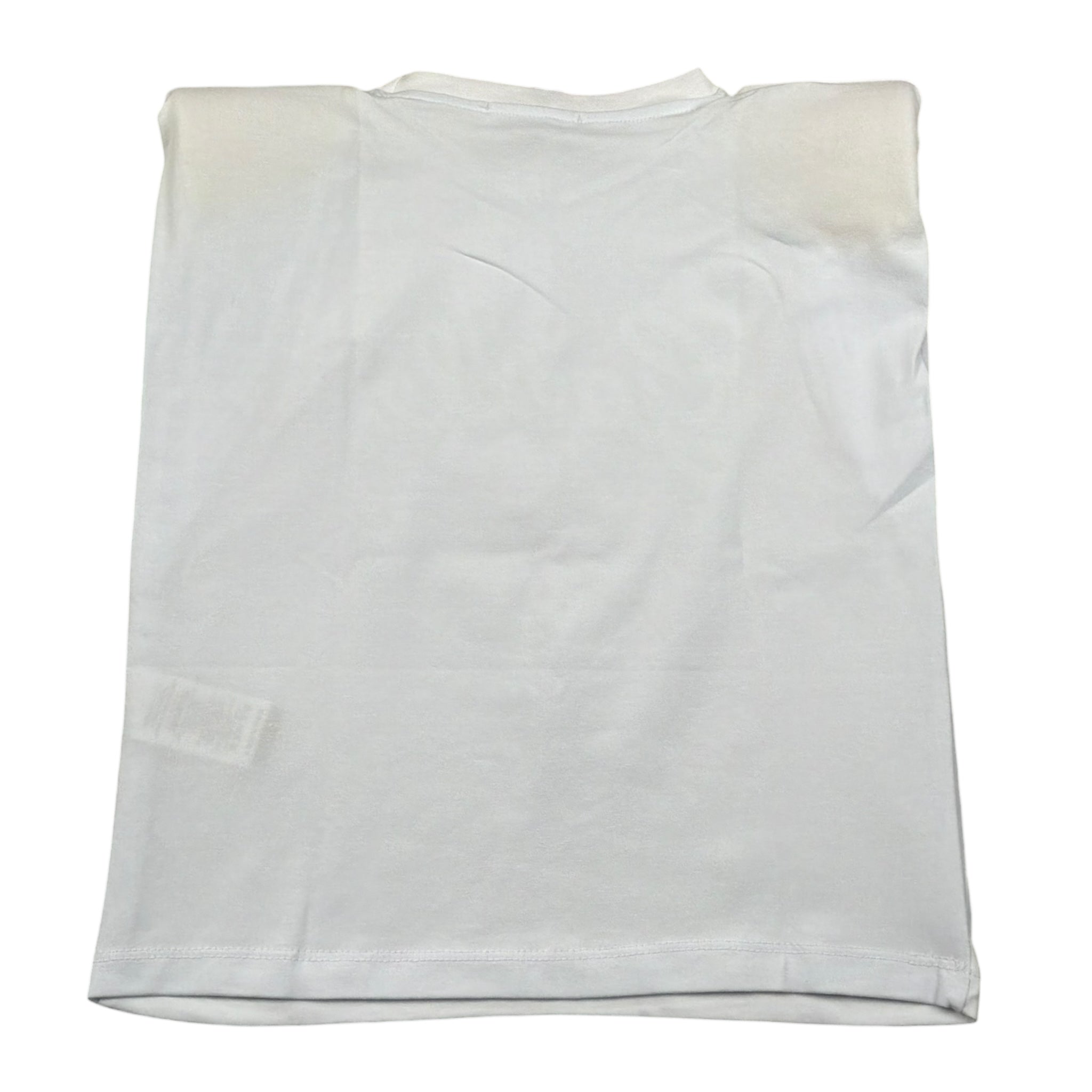 Gaelle T-Shirt Girocollo Tinta Unita con Logo per Bambina 2746MY00004 BIANCO/VERDE GAELLE 