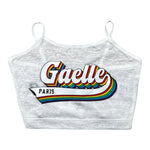 Gaelle Top tinta unita con Stampa Bianco per Bambina 2746TOPY00461 BIANCO GAELLE 