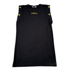 Gaelle Abito Giromanica Tinta Unita con Logo per Bambina 2746V00109 NERO GAELLE 