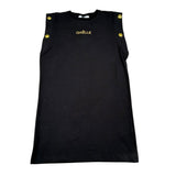 Gaelle Abito Giromanica Tinta Unita con Logo per Bambina 2746V00109 NERO GAELLE 