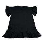 Gaelle Abito Mezza Manica Tinta Unita con Stampa per Bambina 2746V00339 NERO GAELLE 