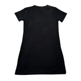 Gaelle Abito T-Shirt tinta unita con Brillantini Nero per Bambina 2746V00529 NERO GAELLE 