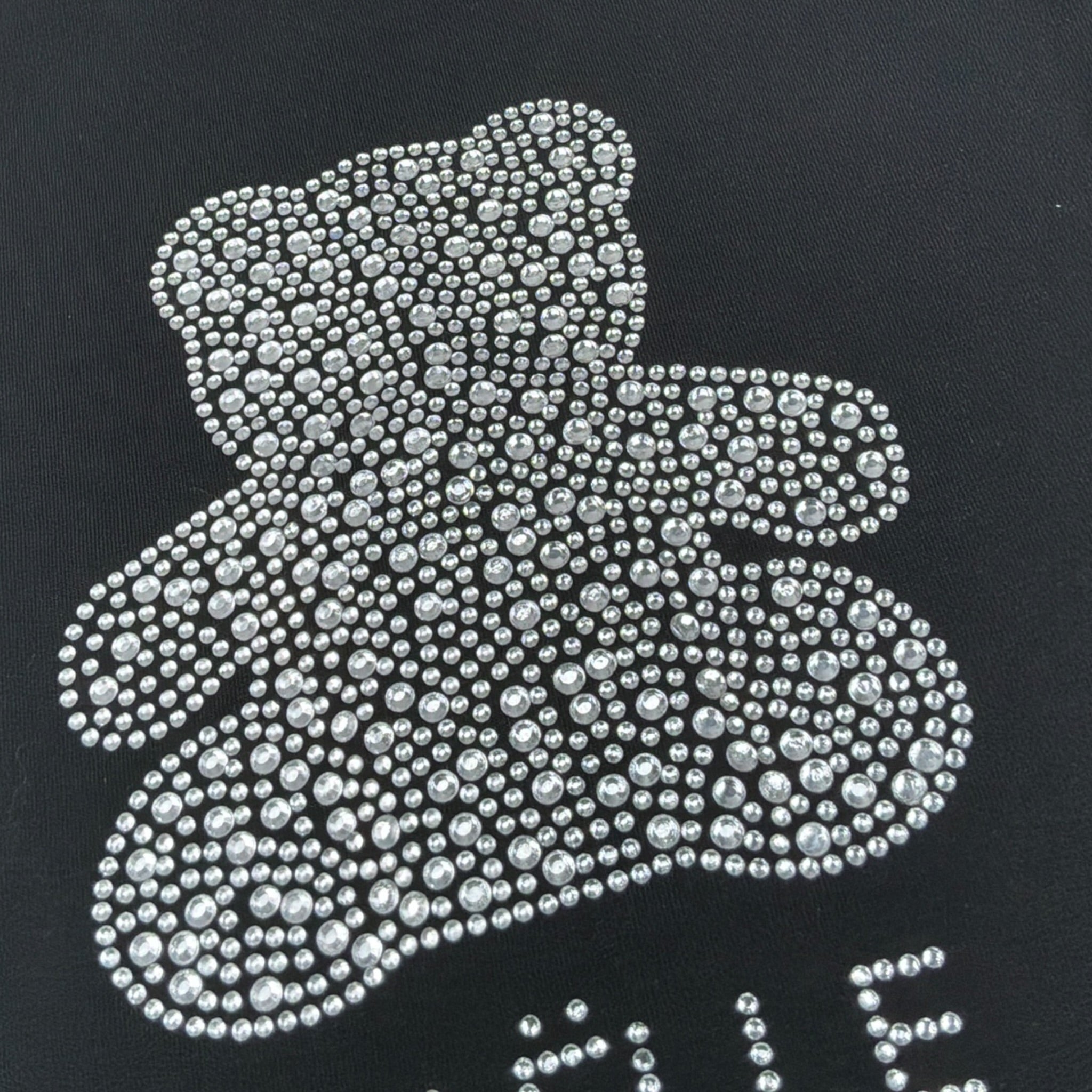 Gaelle Abito T-Shirt tinta unita con Brillantini Nero per Bambina 2746V00529 NERO GAELLE 