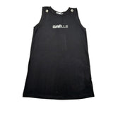 Gaelle Abito tinta unita Giromanica con Stampa Nero per Bambina 2746V00533 NERO GAELLE 