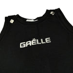 Gaelle Abito tinta unita Giromanica con Stampa Nero per Bambina 2746V00533 NERO GAELLE 