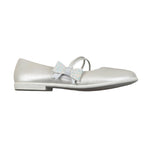 Gai  Mattiolo Ballerina Tinta Unita con Applicazione per Bambina GMS649103 PANNA GAI  MATTIOLO 
