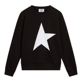 Golden Goose Felpa Chiusa Girocollo Tinta Unita per Bambino GKP01271 NERO GOLDEN GOOSE 