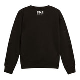 Golden Goose Felpa Chiusa Girocollo Tinta Unita per Bambino GKP01271 NERO GOLDEN GOOSE 