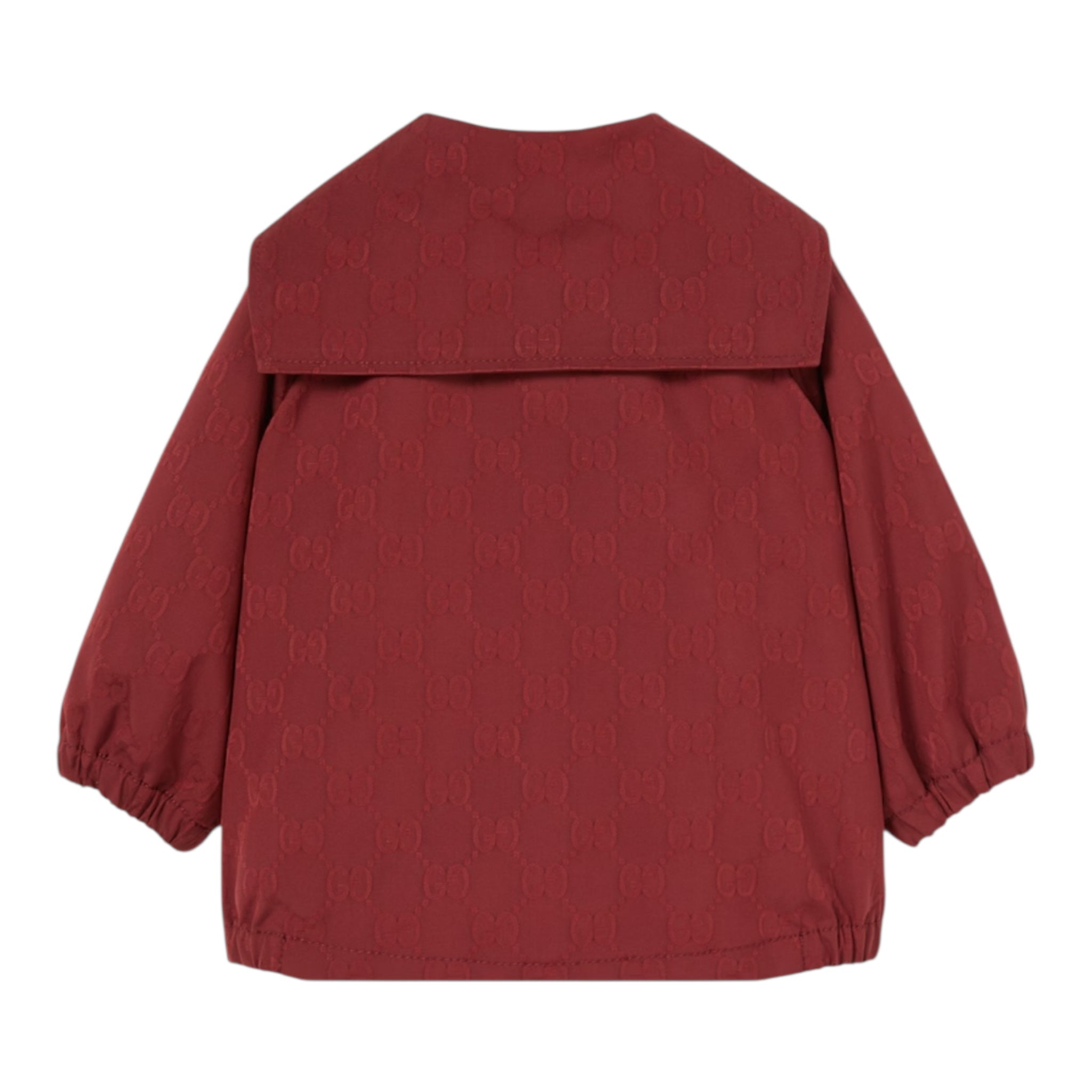 Gucci Giubbino Tinta Unita con Stampe Loghi per Bambino 8044388J BORDEAUX GUCCI 