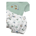 Mayoral Completo 2 Pezzi T-Shirt-Culotte per Neonato 1204 VERDE MAYORAL 