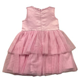 Guess Abito Tinta Unita Giromanica per Neonata A3RK26KBL100 ROSA GUESS 