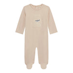 Guess Tutina Tinta Unita con Stampa per Neonata H3YW02J1314 BEIGE GUESS 
