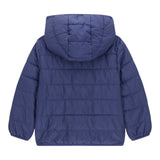 Guess Giubbino Tinta Unita con Cappuccio per Bambino H4BT03WCFM0J BLU GUESS 