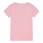 Guess T-Shirt Tinta Unita Girocollo con Stampa per Bambina H73I56K8HM0 ROSA GUESS 