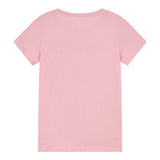 Guess T-Shirt Tinta Unita Girocollo con Stampa per Bambina H73I56K8HM0 ROSA GUESS 