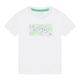 Guess T-Shirt Gircollo Tinta Unita con Stampa per Neonato I2GI06K8HM0 BIANCO GUESS 