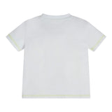 Guess T-Shirt Tinta Unita con Stampa per Neonato I3RI02K8HM0 BIANCO GUESS 