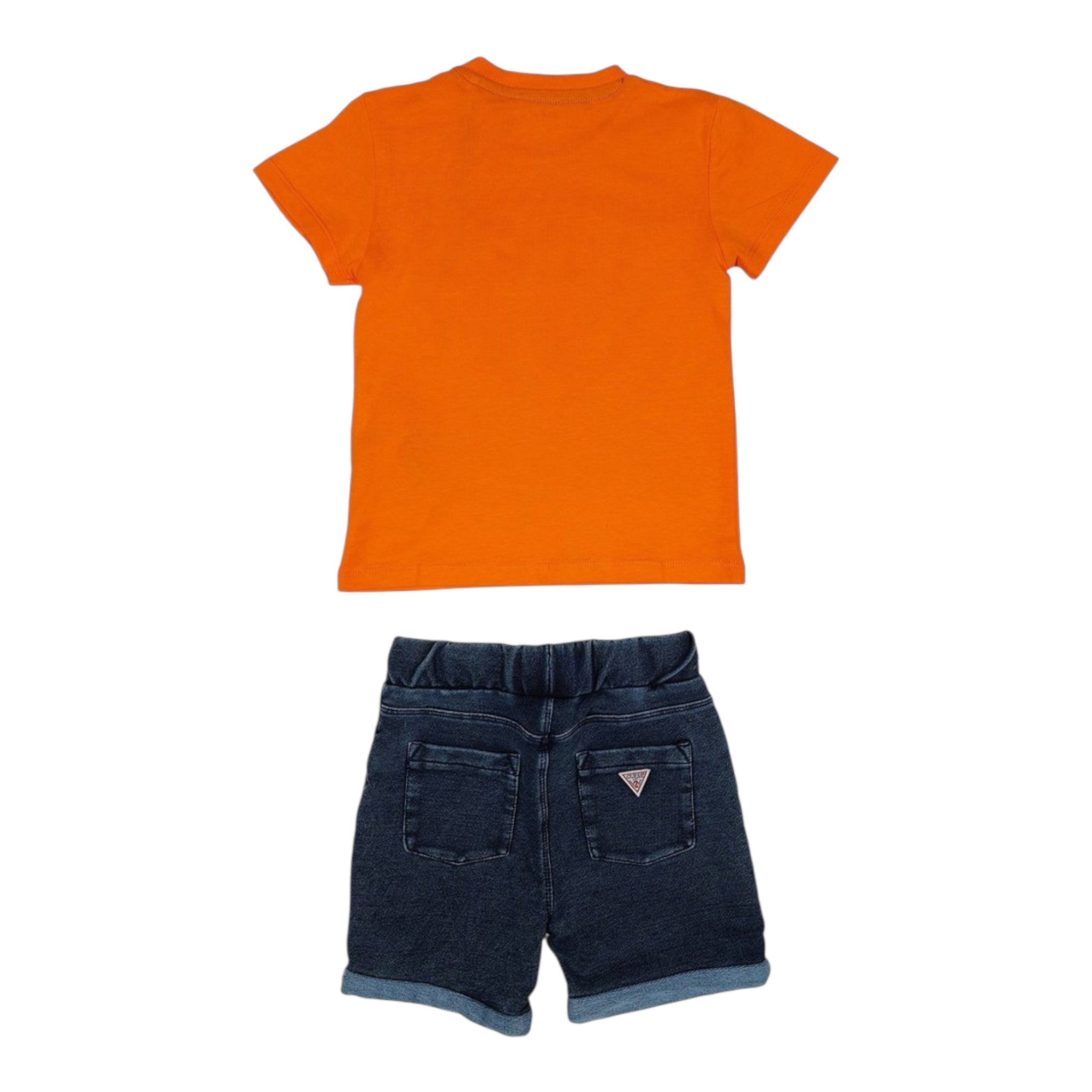 Guess Completo 2 Pezzi T-Shirt-Bermuda per Neonato I5GG15K8HM4 ARANCIONE GUESS 