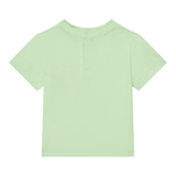 Guess T-Shirt Gircollo Tinta Unita con Stampa per Neonato I5GI01K8HM4 VERDE GUESS 