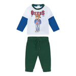 Guess Completo 2 Pezzi Shirt-Bermuda per Neonato I5RG04K8HM4 VERDE GUESS 