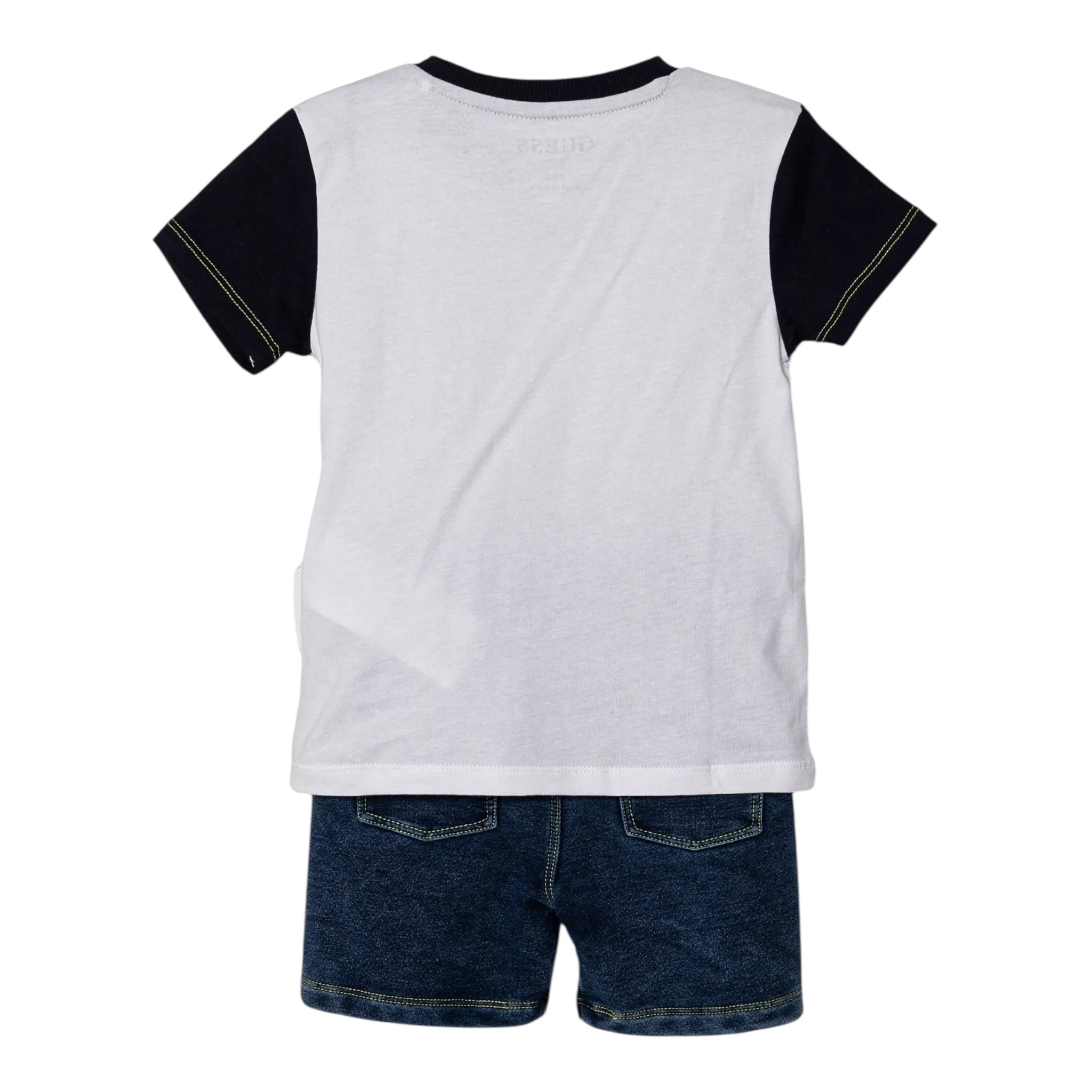Guess Completo 2 Pezzi T-Shirt-Bermuda per Neonato I5RG09K8HM4 BIANCO GUESS 