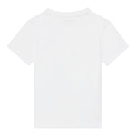 Guess T-Shirt Gircollo Tinta Unita con Stampa per Neonato I5RI03I3Z14X BIANCO GUESS 