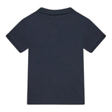 Guess Polo Mezza Manica Tinta Unita con Logo per Neonato I82P02K5DS0 BLU GUESS 