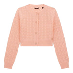 Guess Cardigan Tinta Unita Traforato per Bambina J4RR03Z3CD0 ROSA GUESS 