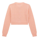 Guess Cardigan Tinta Unita Traforato per Bambina J4RR03Z3CD0 ROSA GUESS 