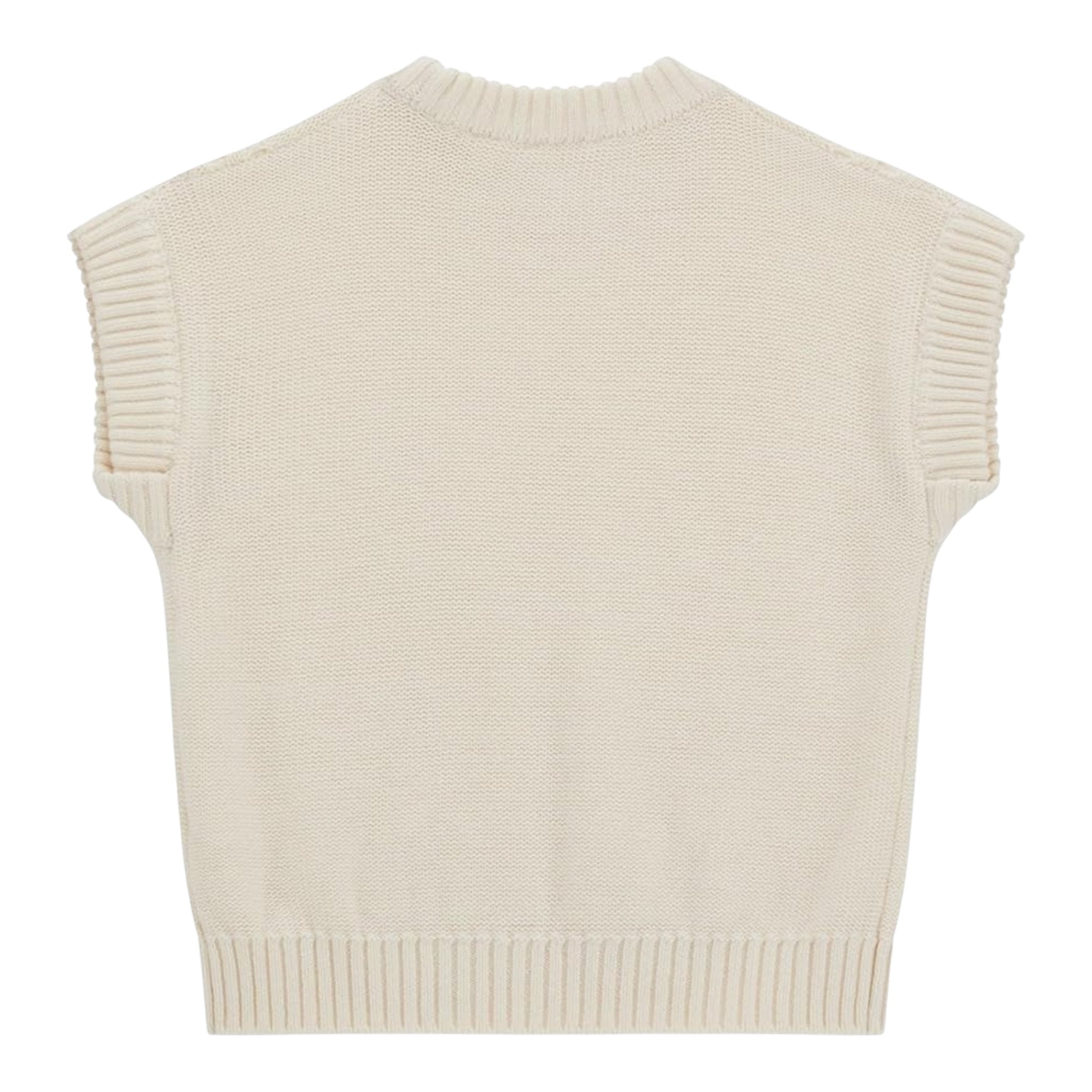 Guess Maglia Mezza Manica Tinta Unita con Trafori per Bambina J4YR07Z37L1 PANNA GUESS 