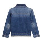 Guess Camicia In Denim Tinta Unita con Bottoni per Bambino J5RL04D45E0 BLU GUESS 