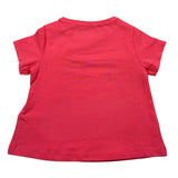 Guess T-Shirt Girocollo Tinta Unita con Stampa per Neonata K3GI01K6YW3X ROSA GUESS 