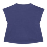 Guess T-Shirt Tinta Unita Girocollo con Stampa per Neonata K4GI01K6YW4 BLU GUESS 