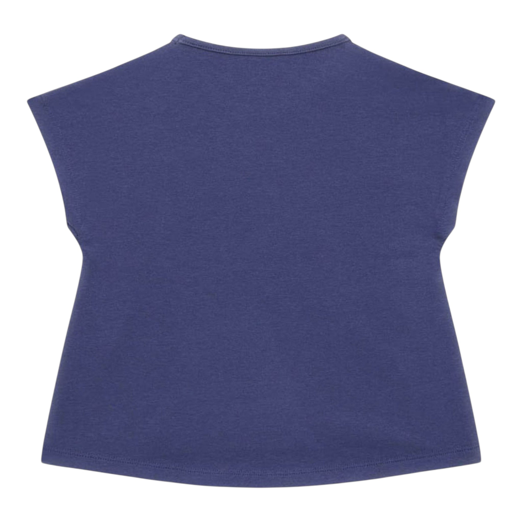 Guess T-Shirt Tinta Unita Girocollo con Stampa per Neonata K4GI01K6YW4 BLU GUESS 